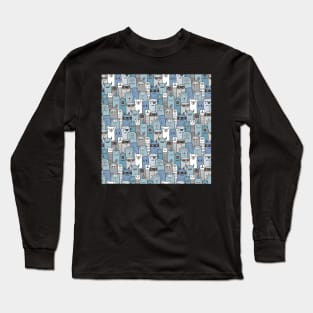 Monsters & Friends in Blue Long Sleeve T-Shirt